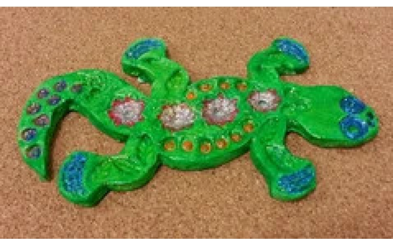 Clay Lizard Plan with Template